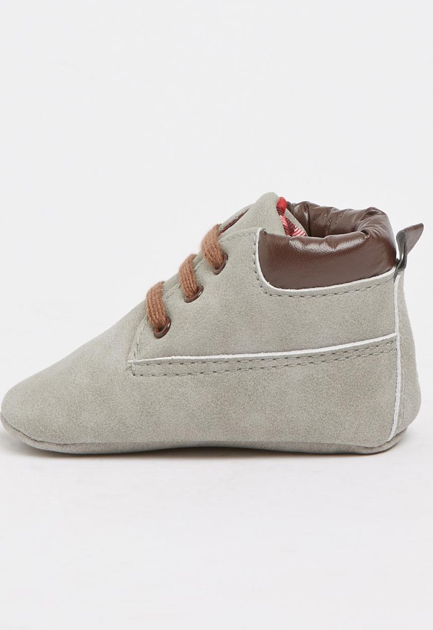 Pop Candy - Suede Boot Grey