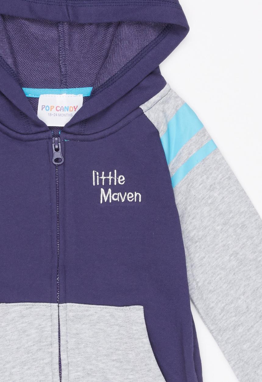 Pop Candy - Colourblock Hoodie Multi-colour