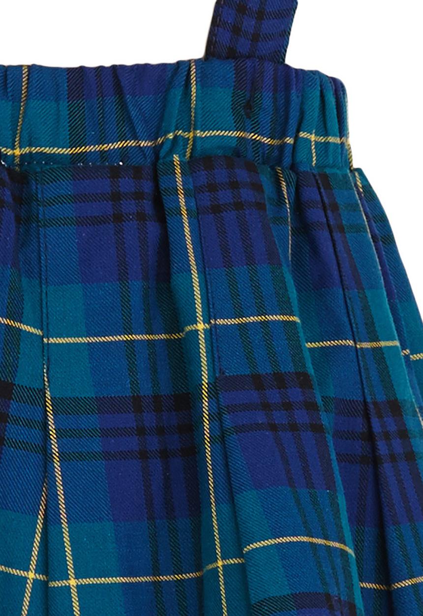 Pop Candy - Dungaree Skirt Navy