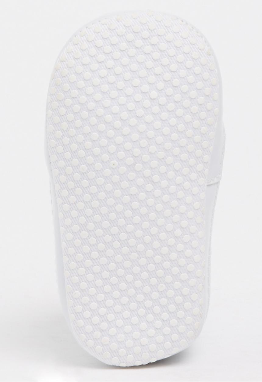 Pop Candy - Quilted PU Hi Top Sneaker White