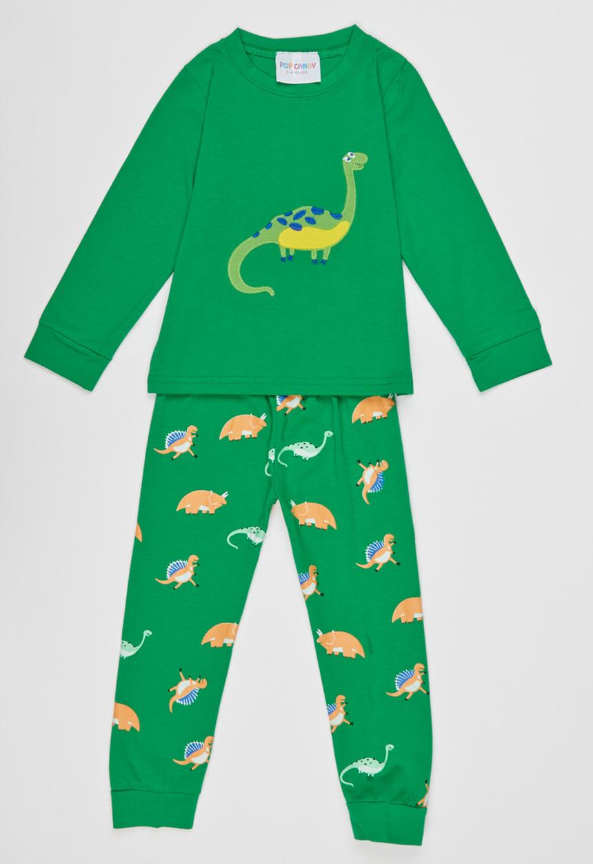 Pop Candy - Dinosaur PJ Set Green