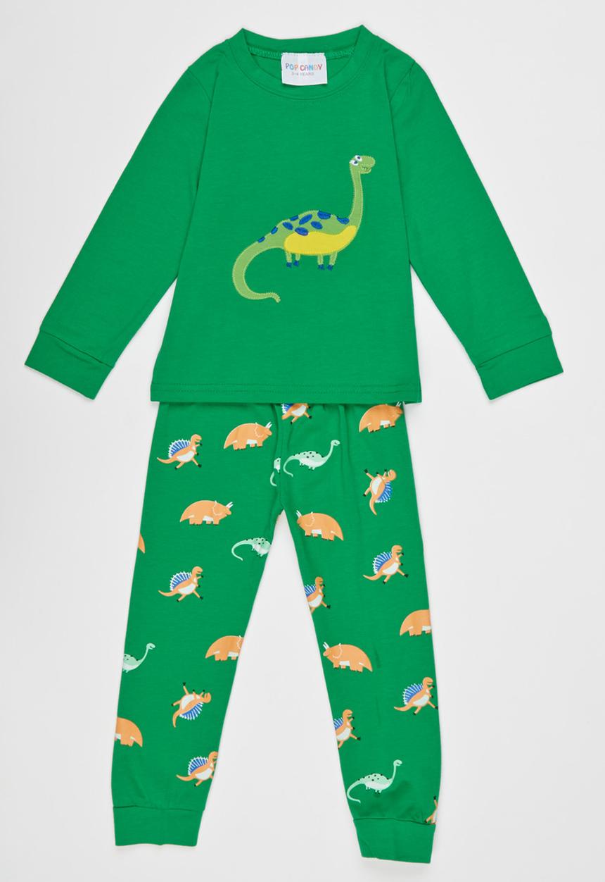 Pop Candy - Dinosaur PJ Set Green