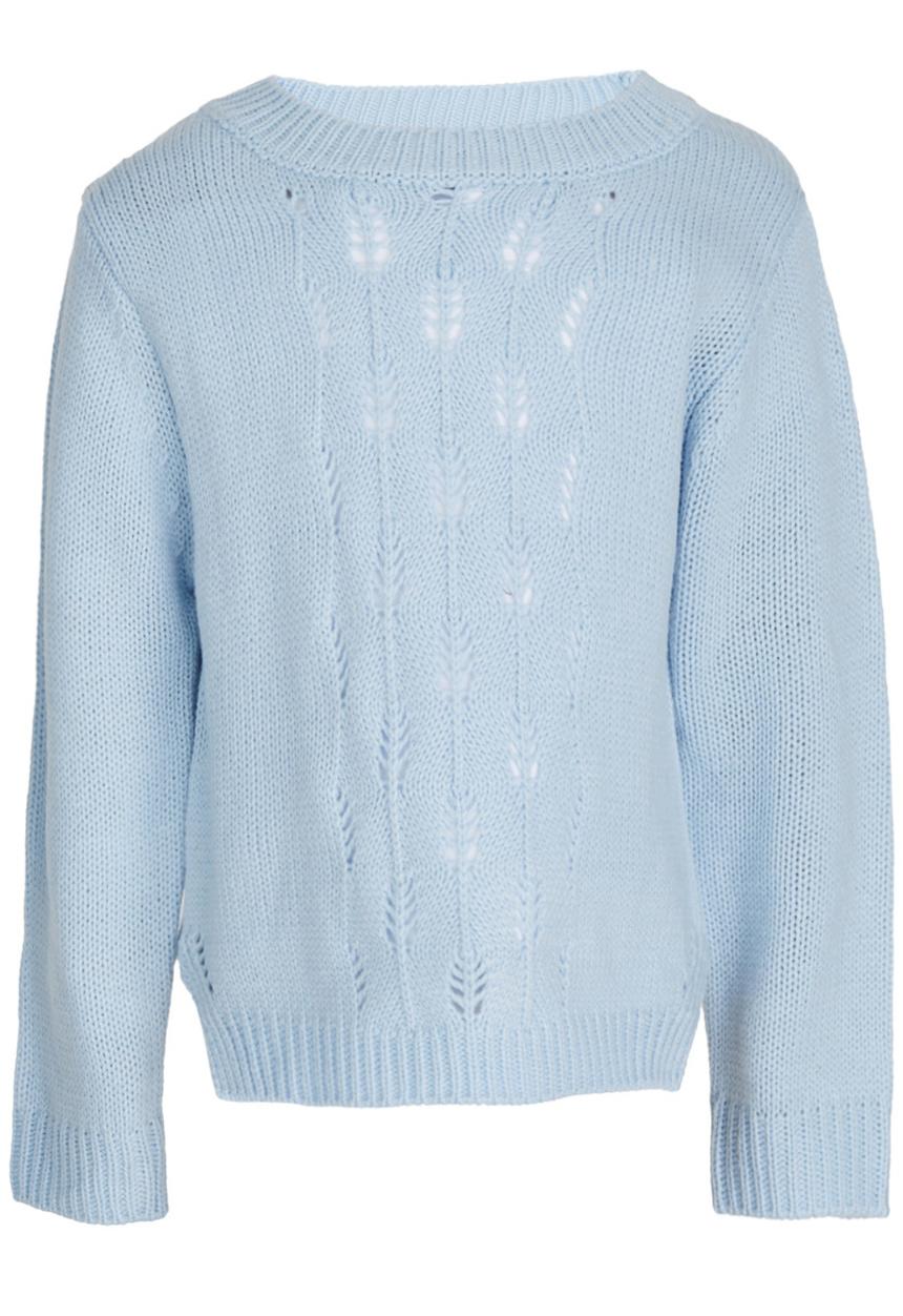 Pop Candy - Pointelle Jumper Blue