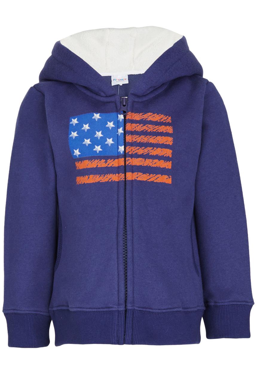 Pop Candy - Printed Hoodie Navy