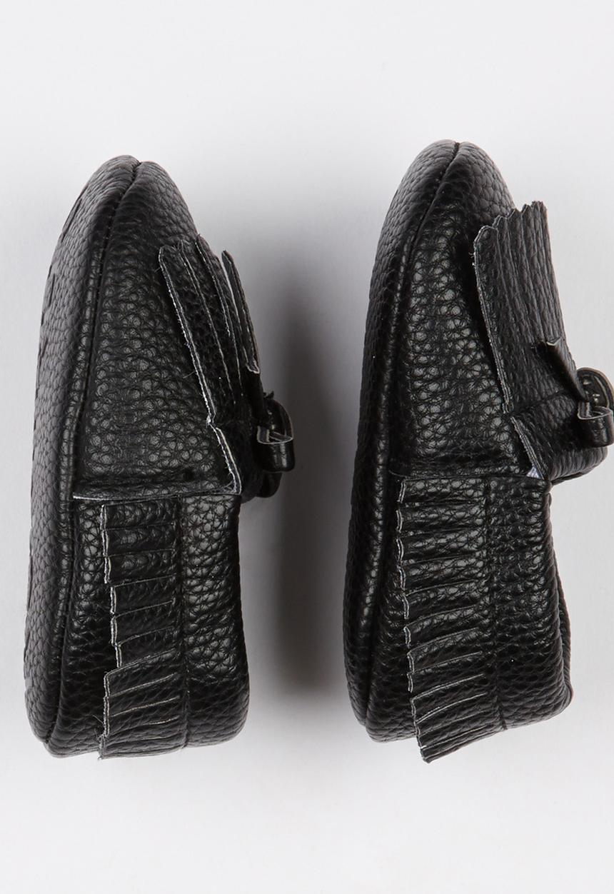 Pop Candy - Fringed Moccasin Black