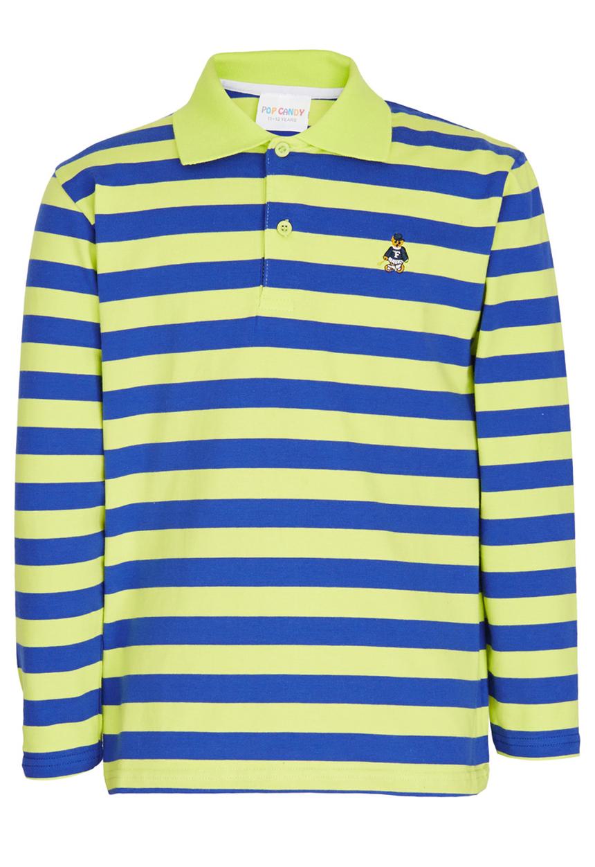 Pop Candy - Stripe Rugby Tee Multi-colour