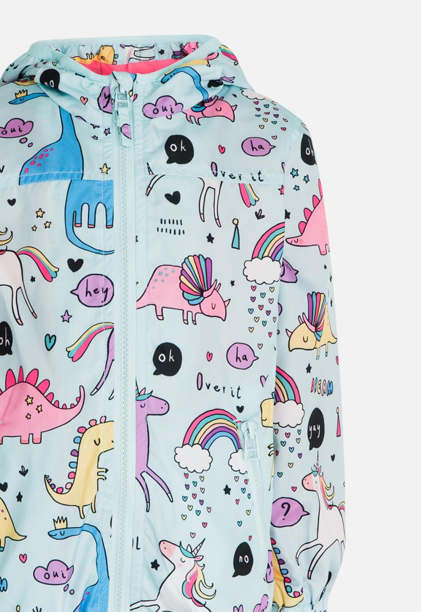 Pop Candy - Printed Long Sleeve Jacket Multi-colour