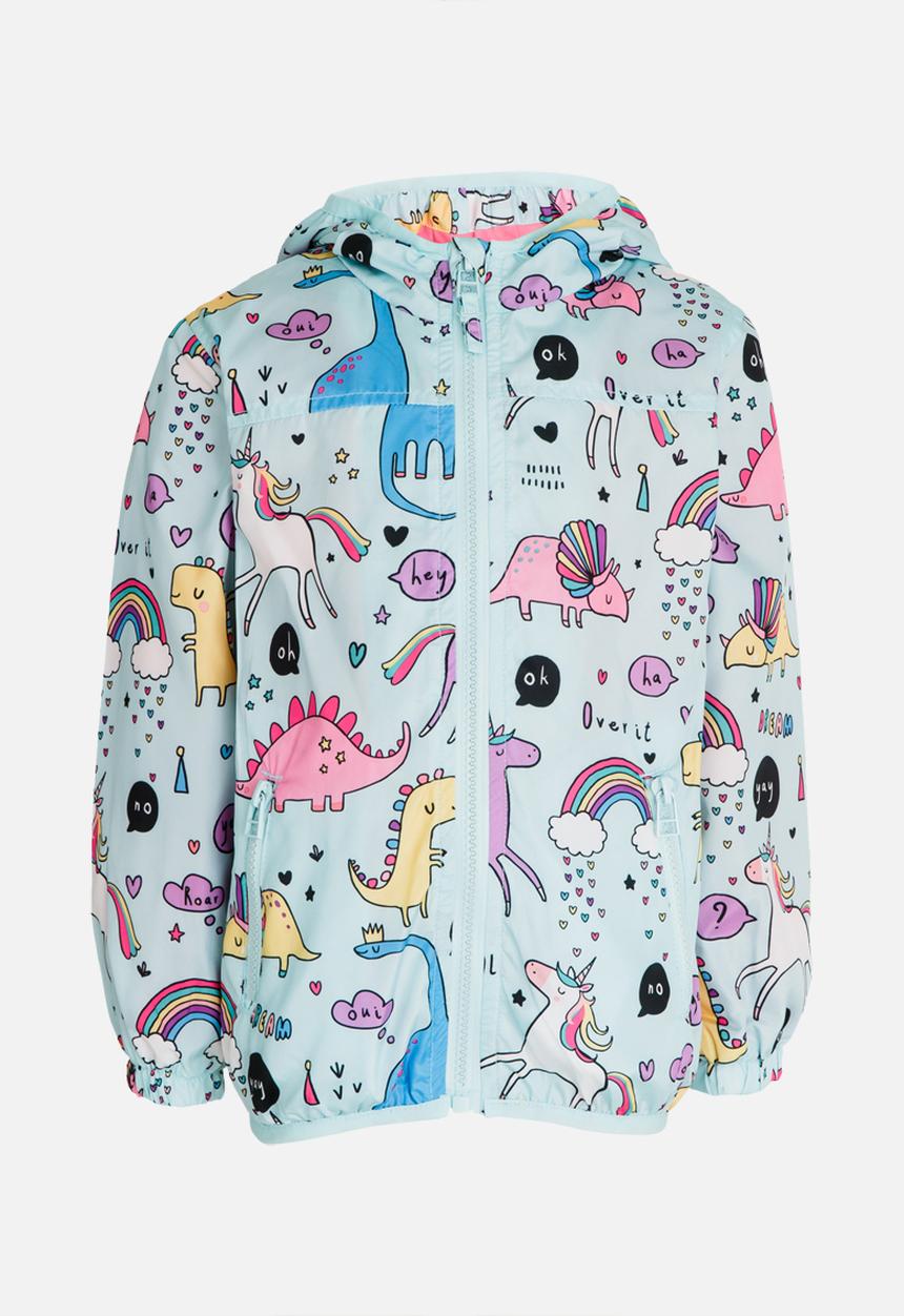 Pop Candy - Printed Long Sleeve Jacket Multi-colour