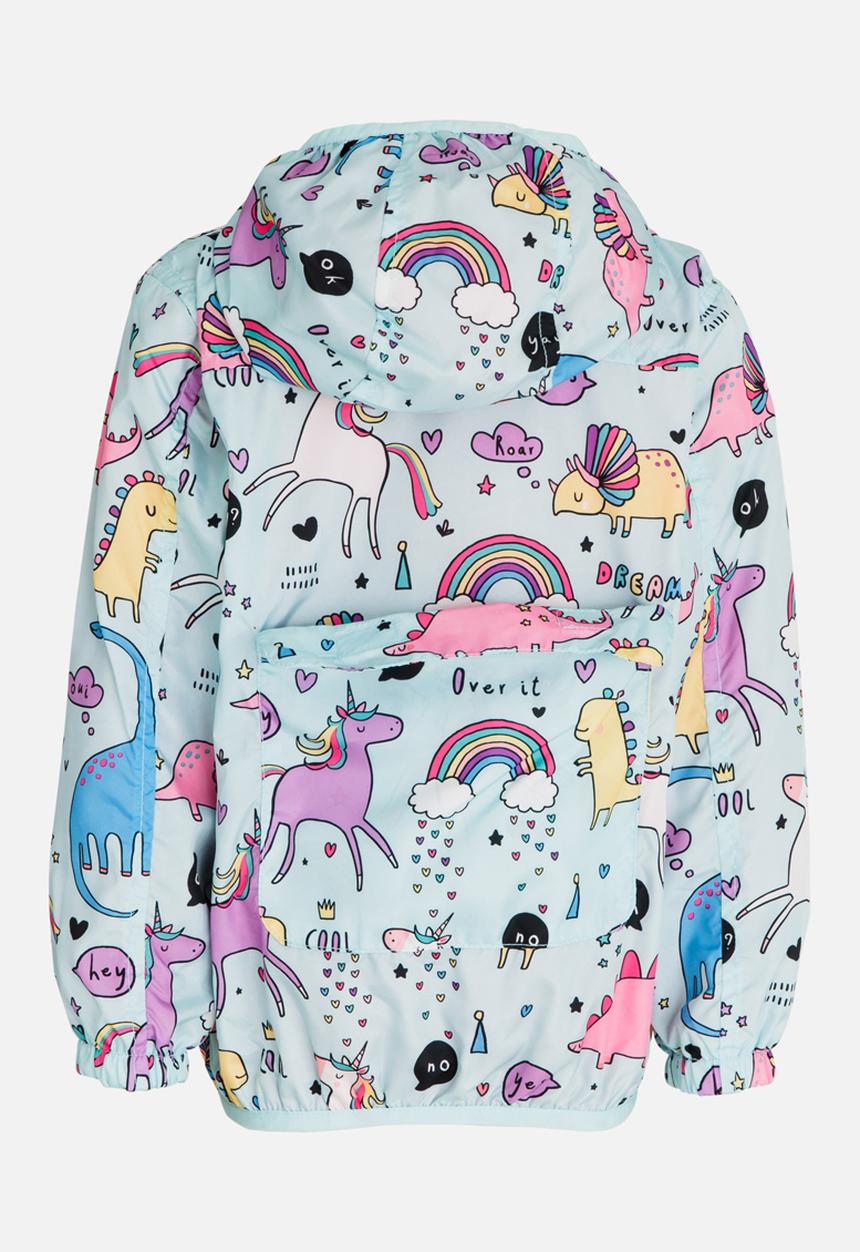Pop Candy - Printed Long Sleeve Jacket Multi-colour