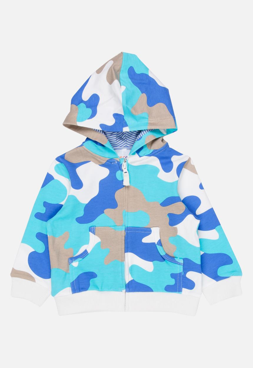 Pop Candy - Camo Hoodie Blue