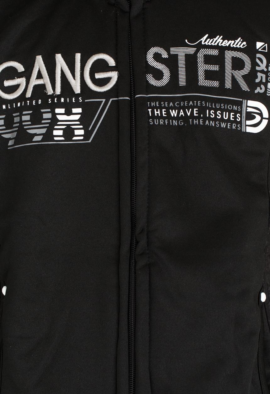 Pop Candy - Gangster printed jacket - black 