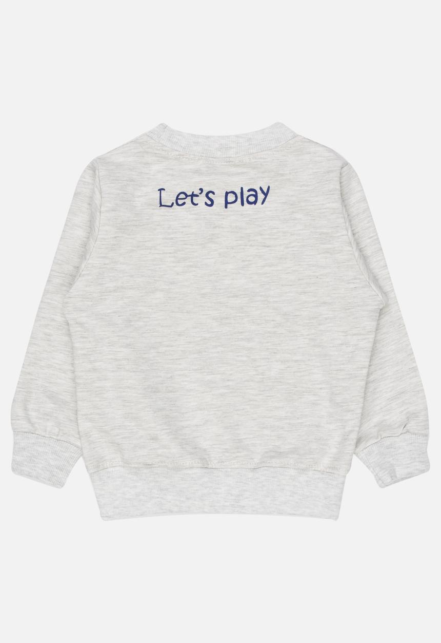Pop Candy - Boys Long Sleeve Sweat Top Grey