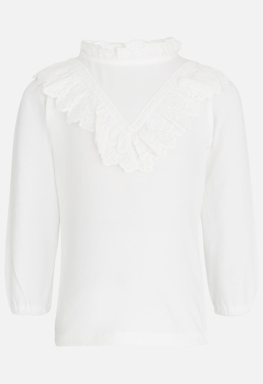 Pop Candy - Long Sleeve Blouse White