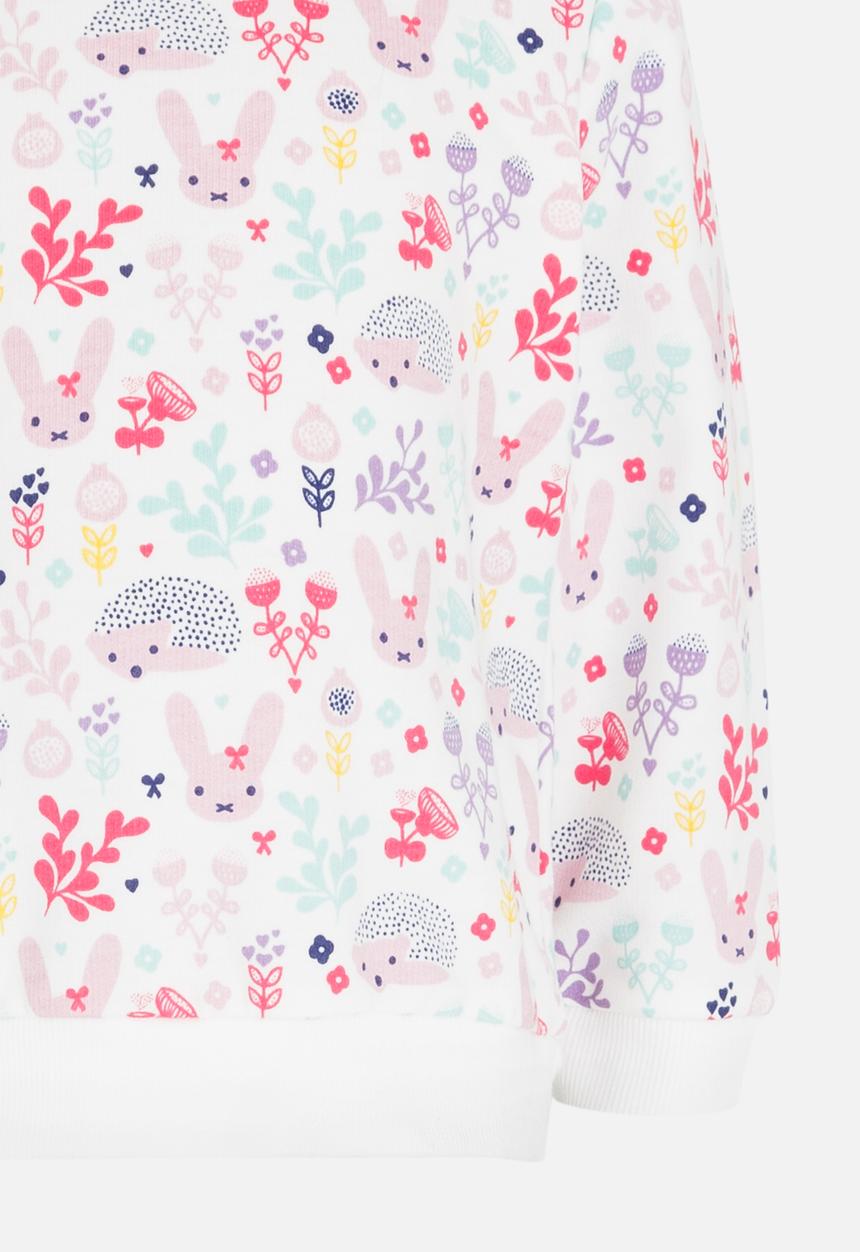 Pop Candy - Printed Long Sleeve Sweat Top Multi-colour