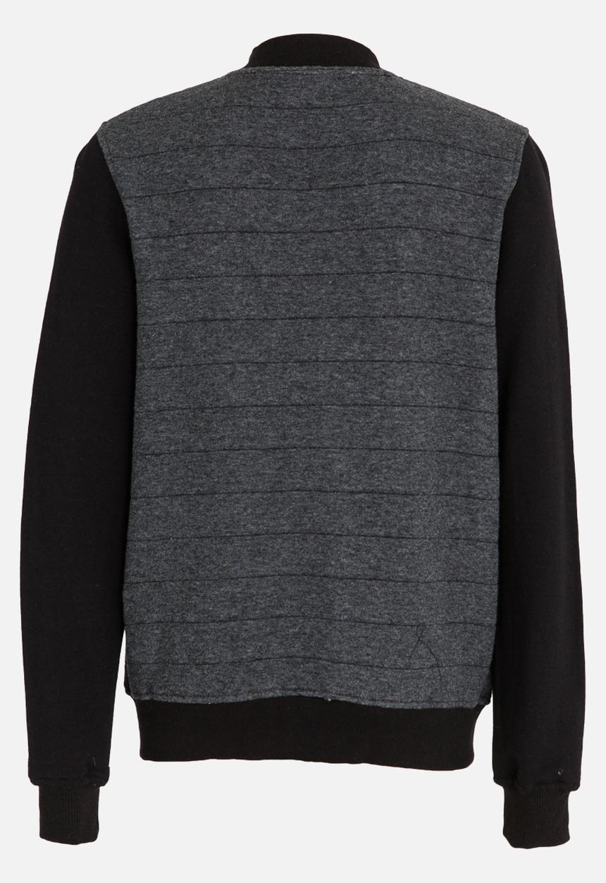 Pop Candy - Colour block bomber jacket - dark grey 