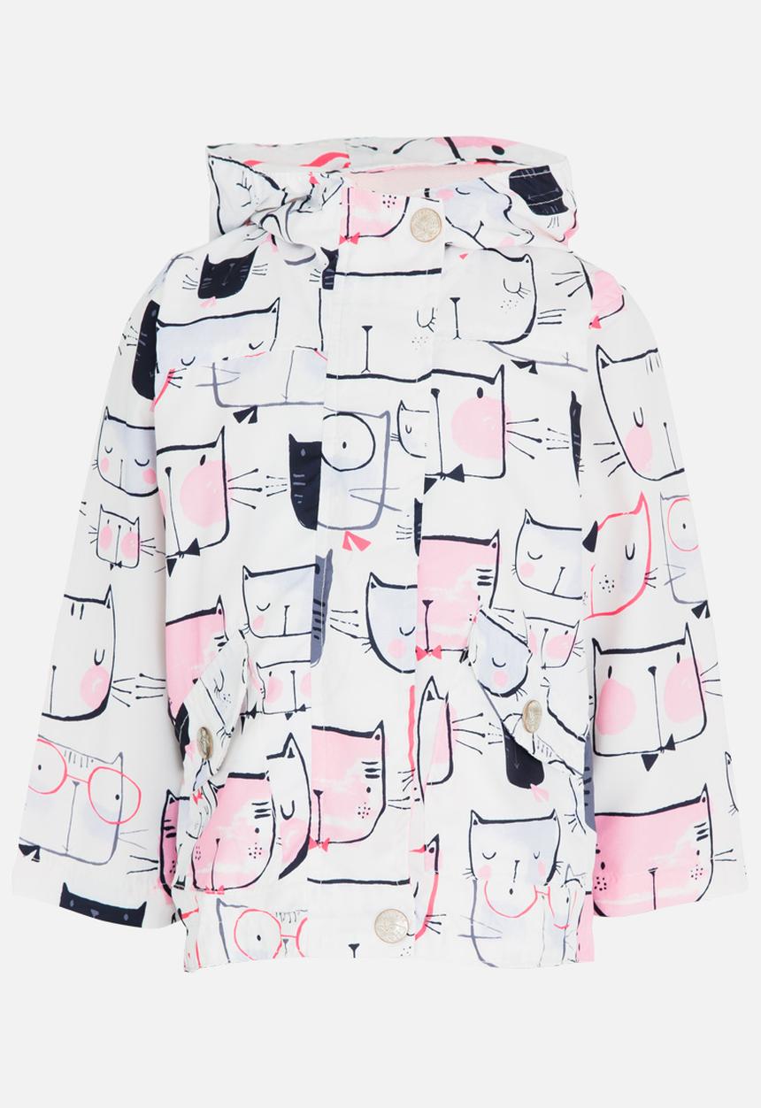 Pop Candy - Girls Printed Hoodie White