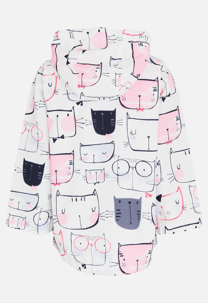 Pop Candy - Girls Printed Hoodie White