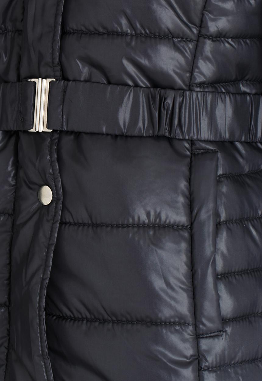 Pop Candy - Puffer hooded jacket - charcoal