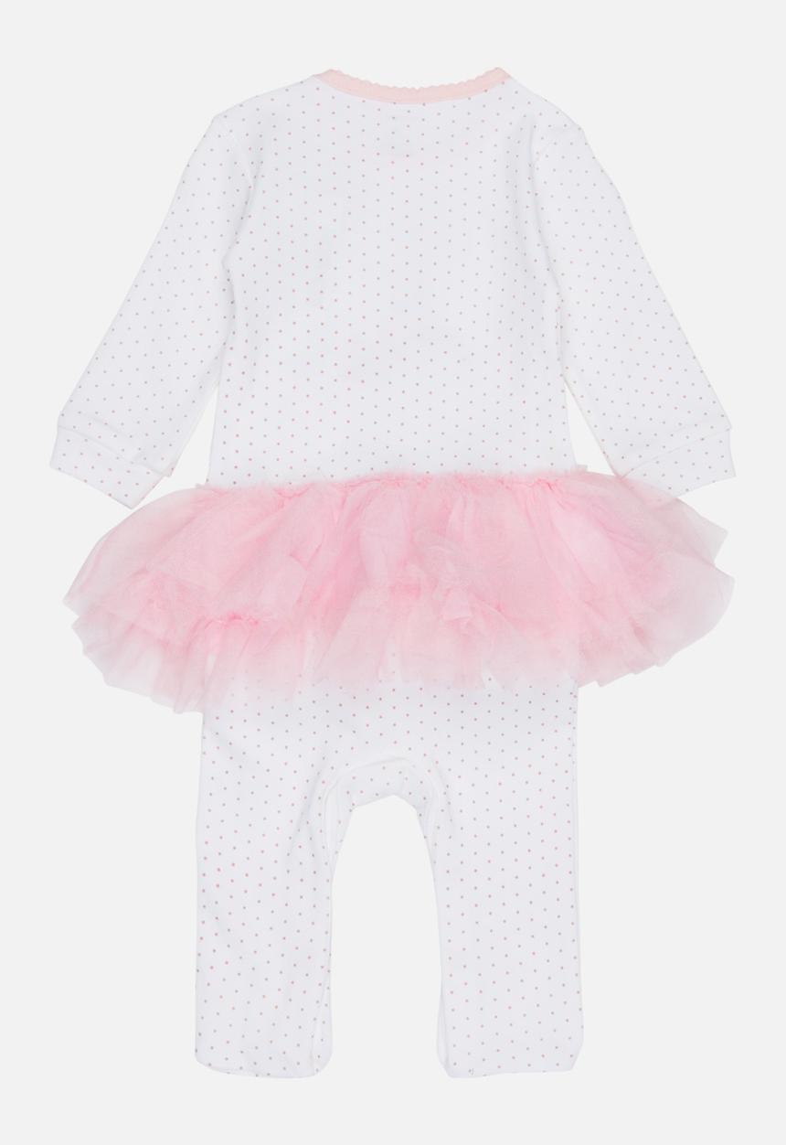 Pop Candy - Printed Tutu Sleepsuit Pale Pink