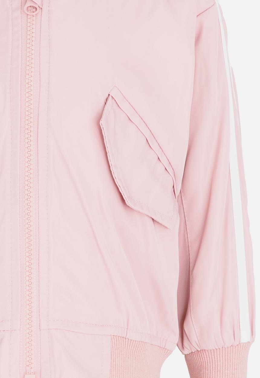 Pop Candy - Girls  Baseball Jacket Pale Pink