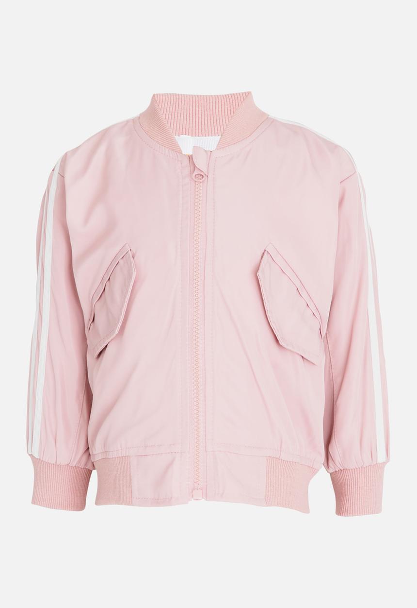 Pop Candy - Girls  Baseball Jacket Pale Pink
