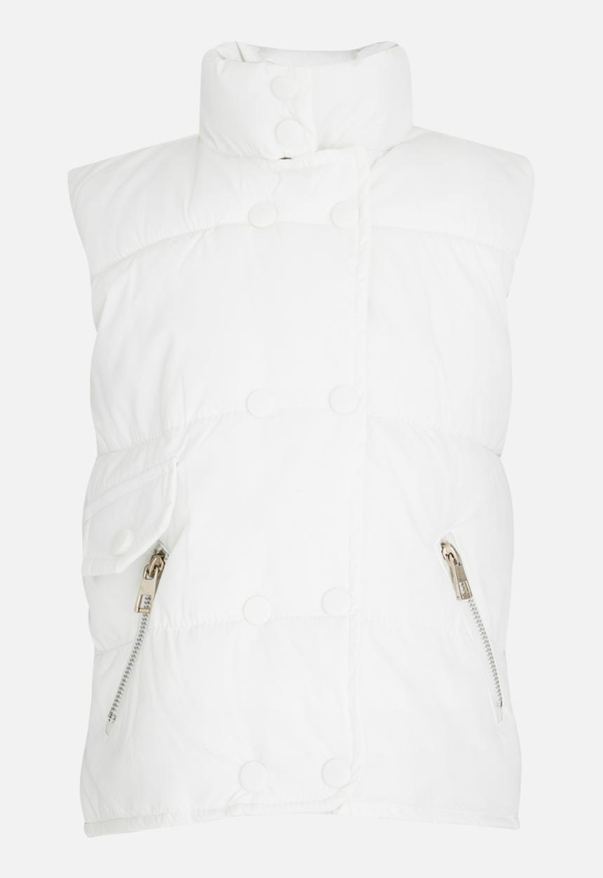 Pop Candy - Girls Puffer Vest White
