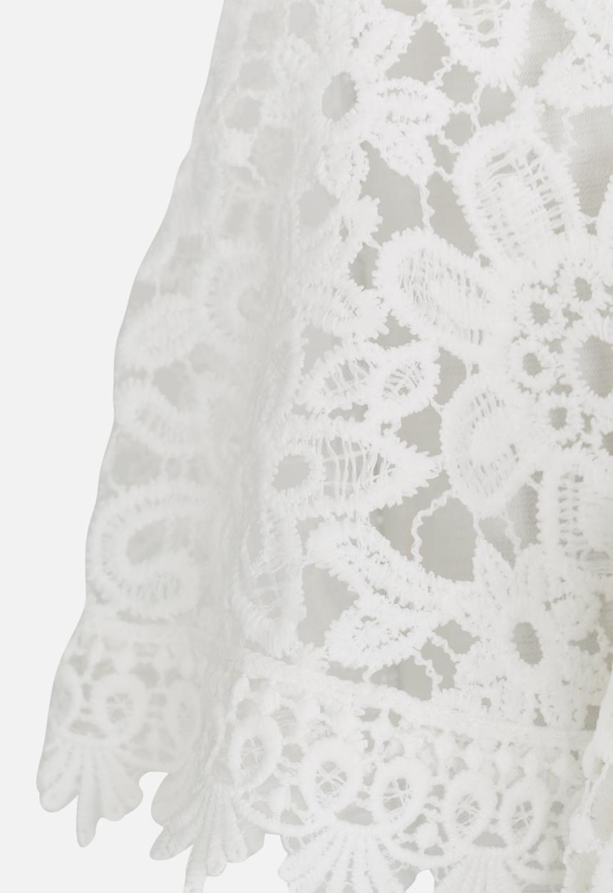 Pop Candy - Lace Bell Sleeve Dress White