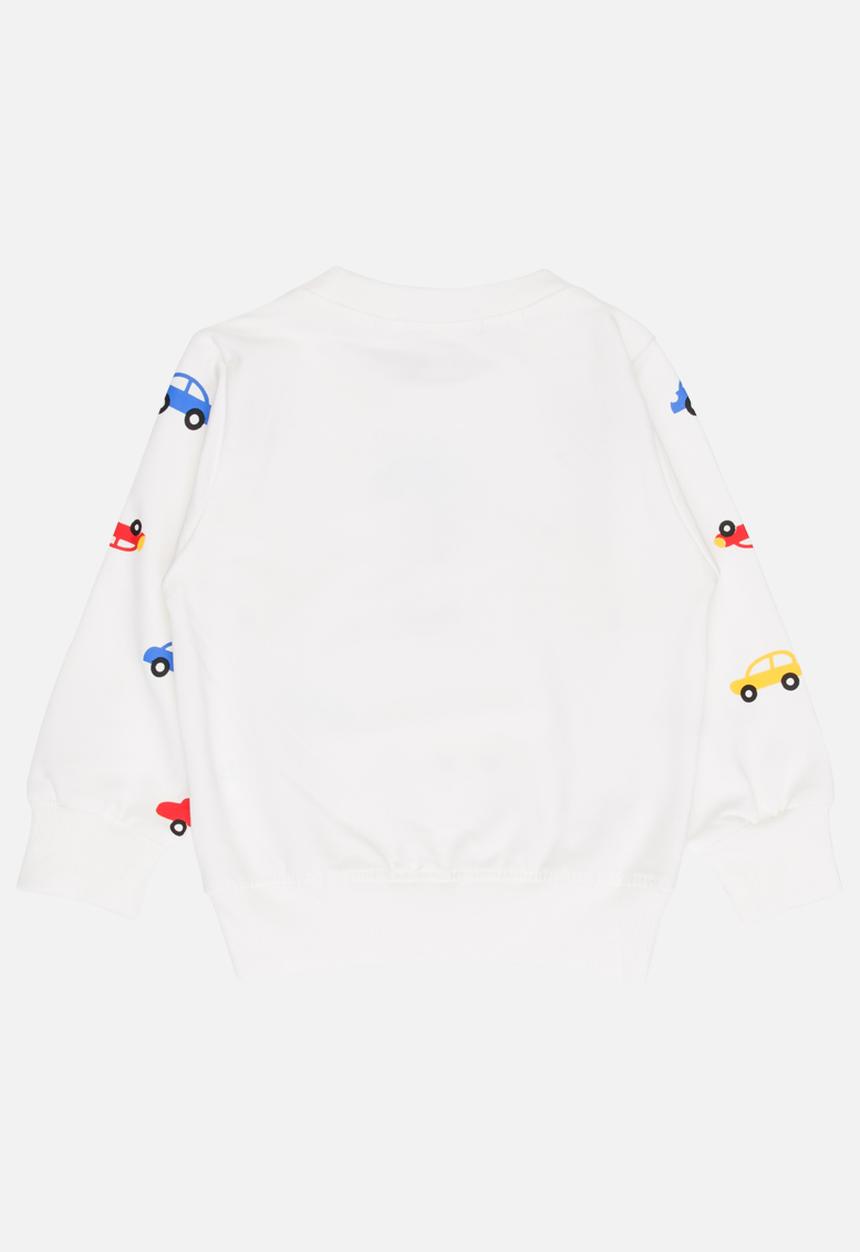Pop Candy - Boys Long Sleeve Sweat Top White