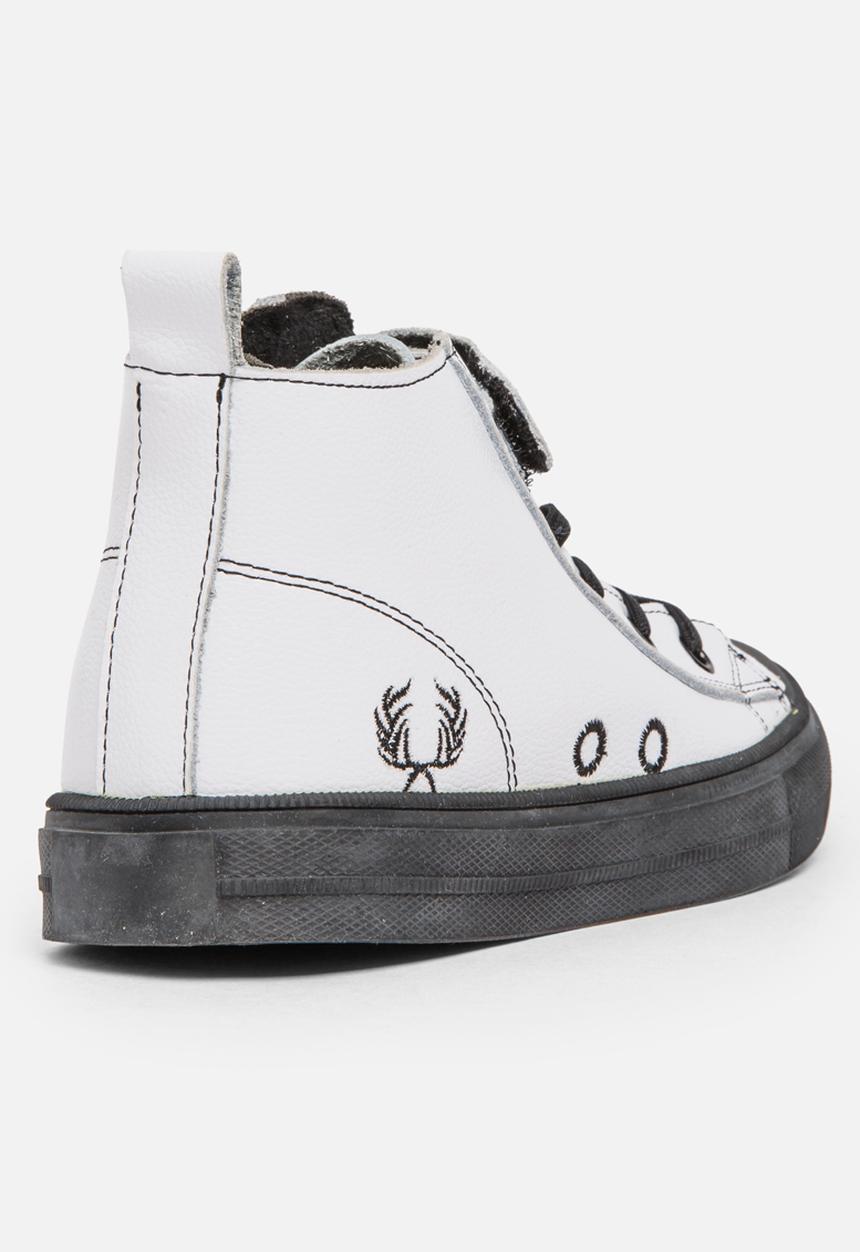 Pop Candy - Boys Hi Top Sneaker White