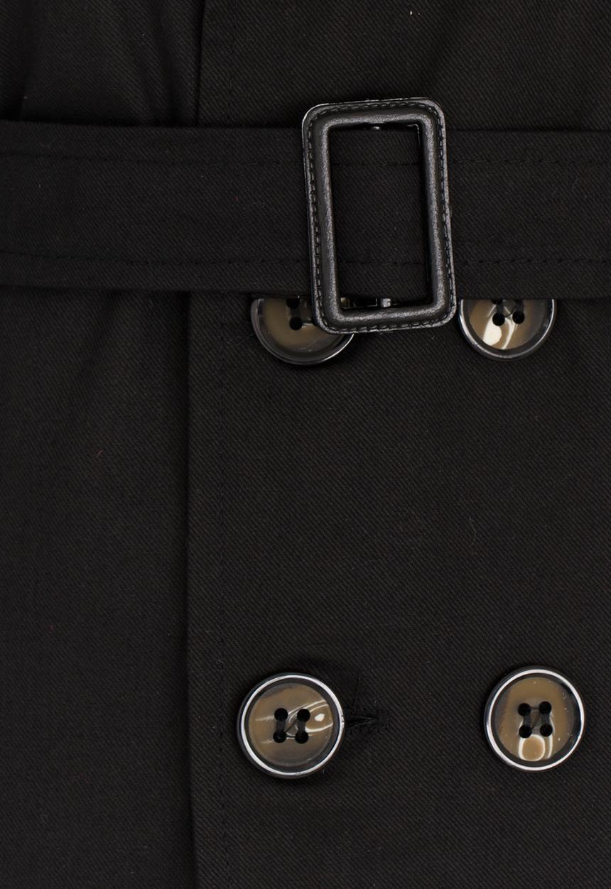 Pop Candy - Trench Jacket Black