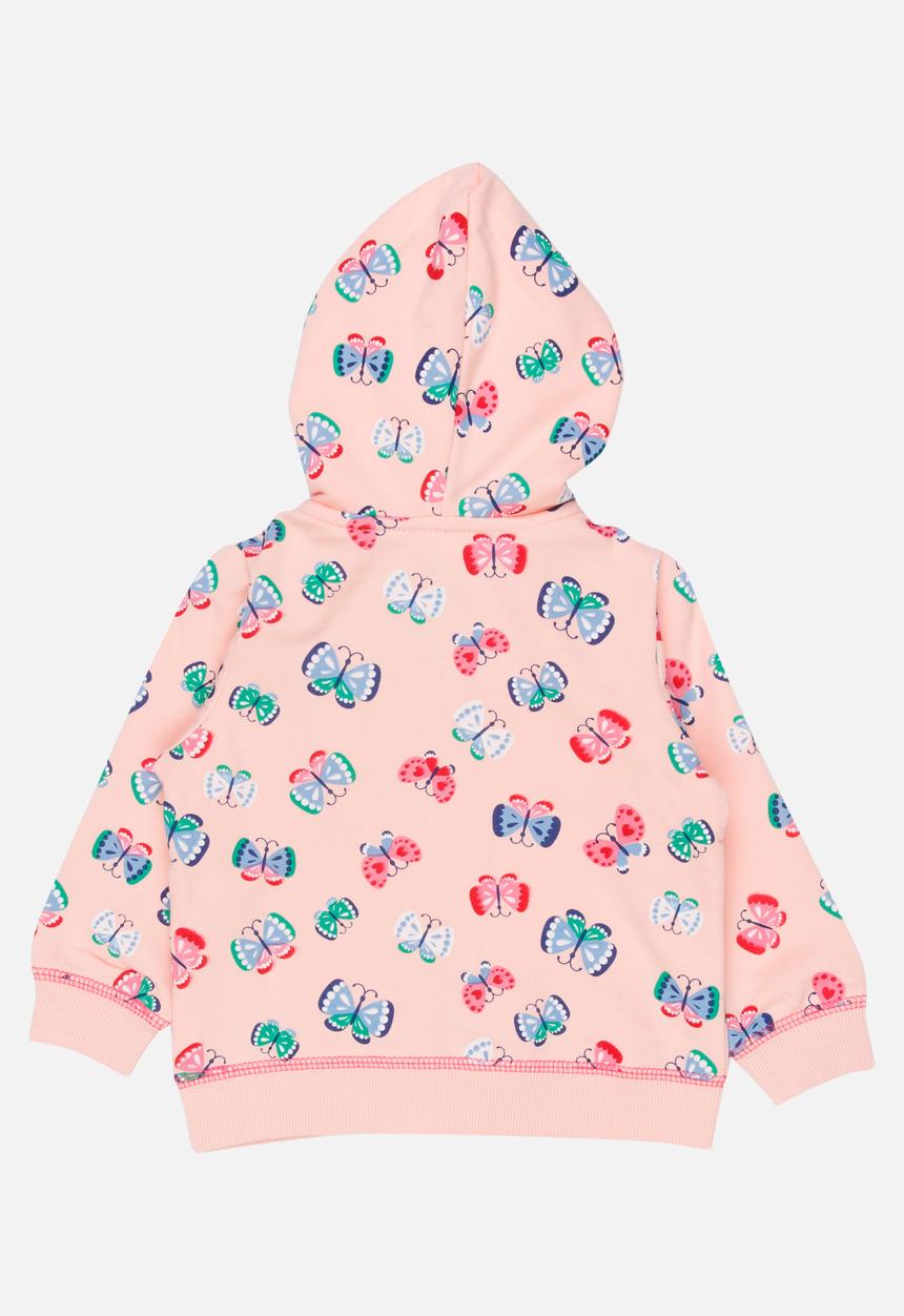 Pop Candy - Butterfly Hoodie Mid Pink