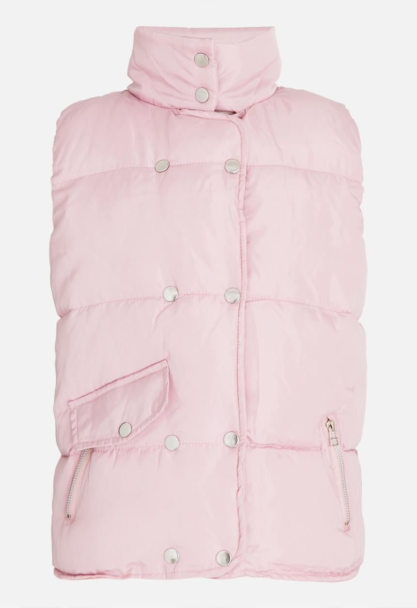 Pop Candy - Girls Puffer Vest Mid Pink