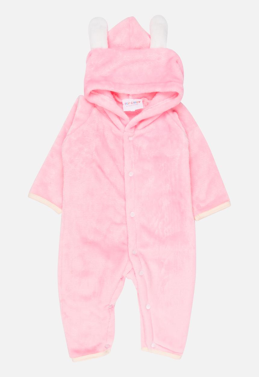 Pop Candy - Fluffy  Onesie Mid Pink
