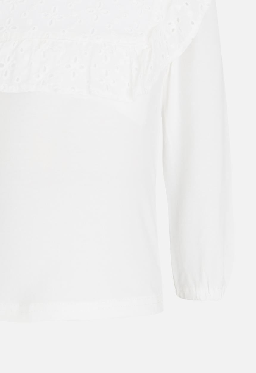 Pop Candy - Long Sleeve Blouse White
