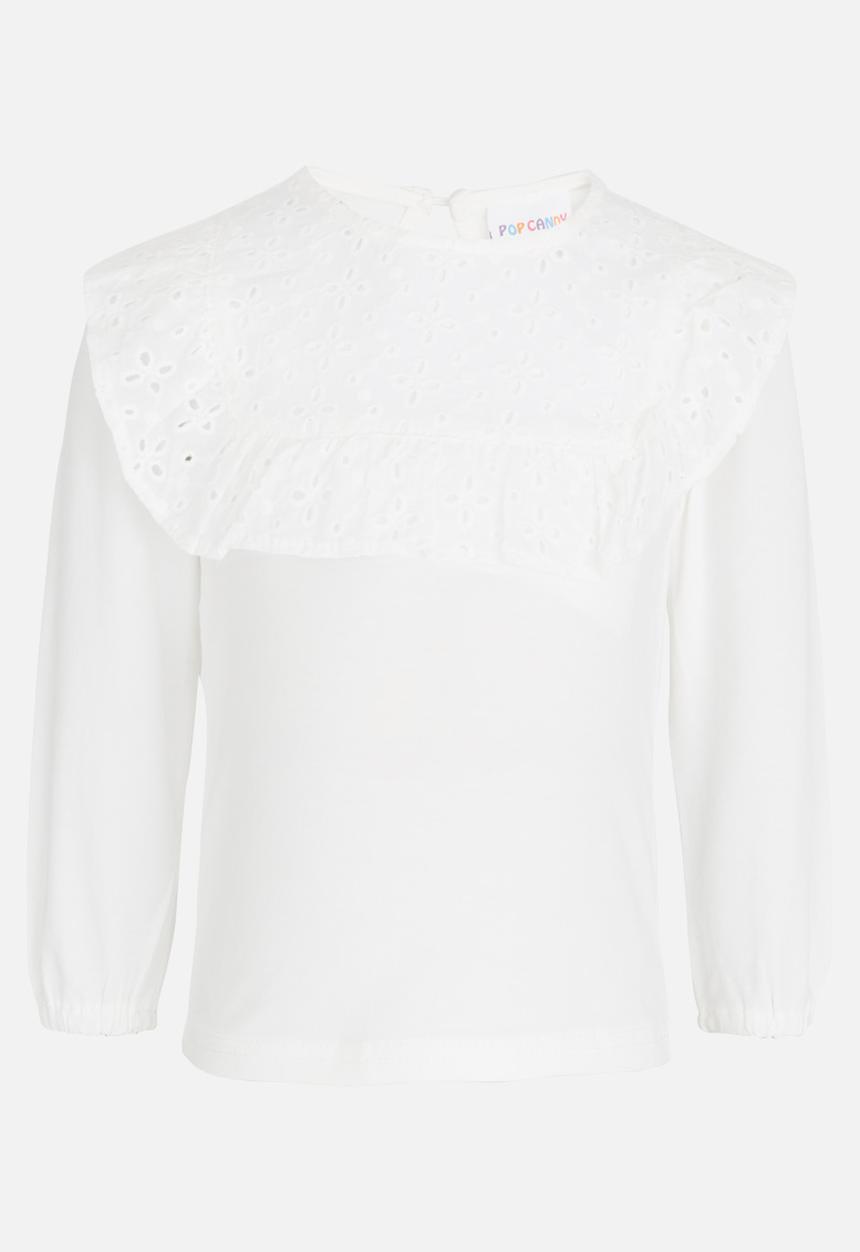 Pop Candy - Long Sleeve Blouse White
