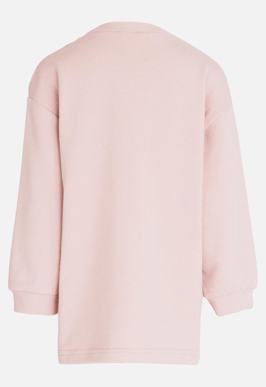 Pop Candy - Sweat Top With Frill Pale Pink