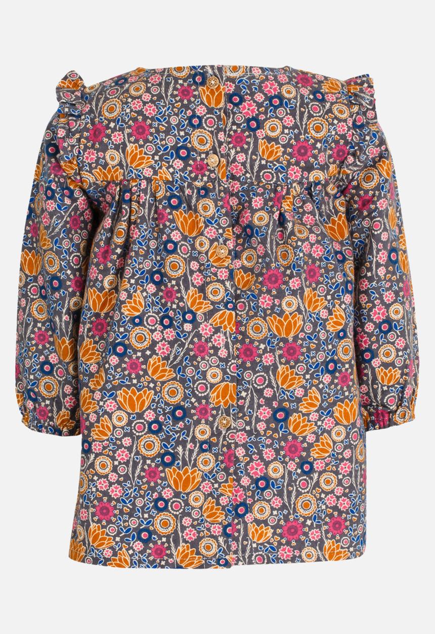 Pop Candy - Long Sleeve Printed Dress Multi-colour