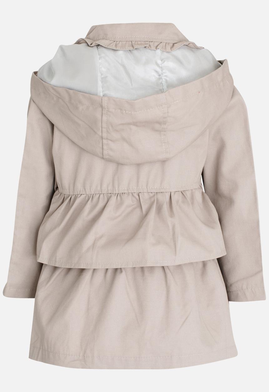 Pop Candy - Girls  Hooded Jacket Stone