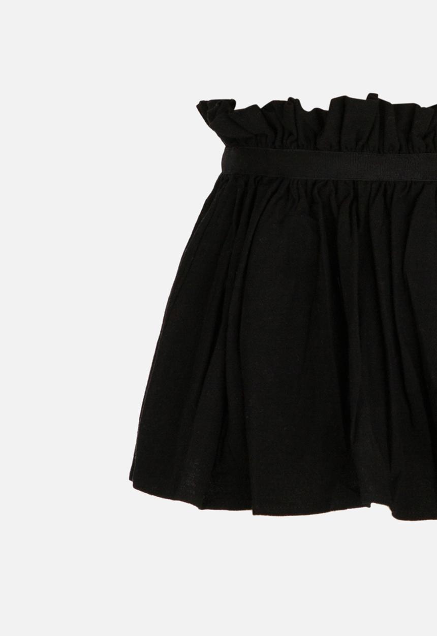 Pop Candy - Paper Bag Skirt Black