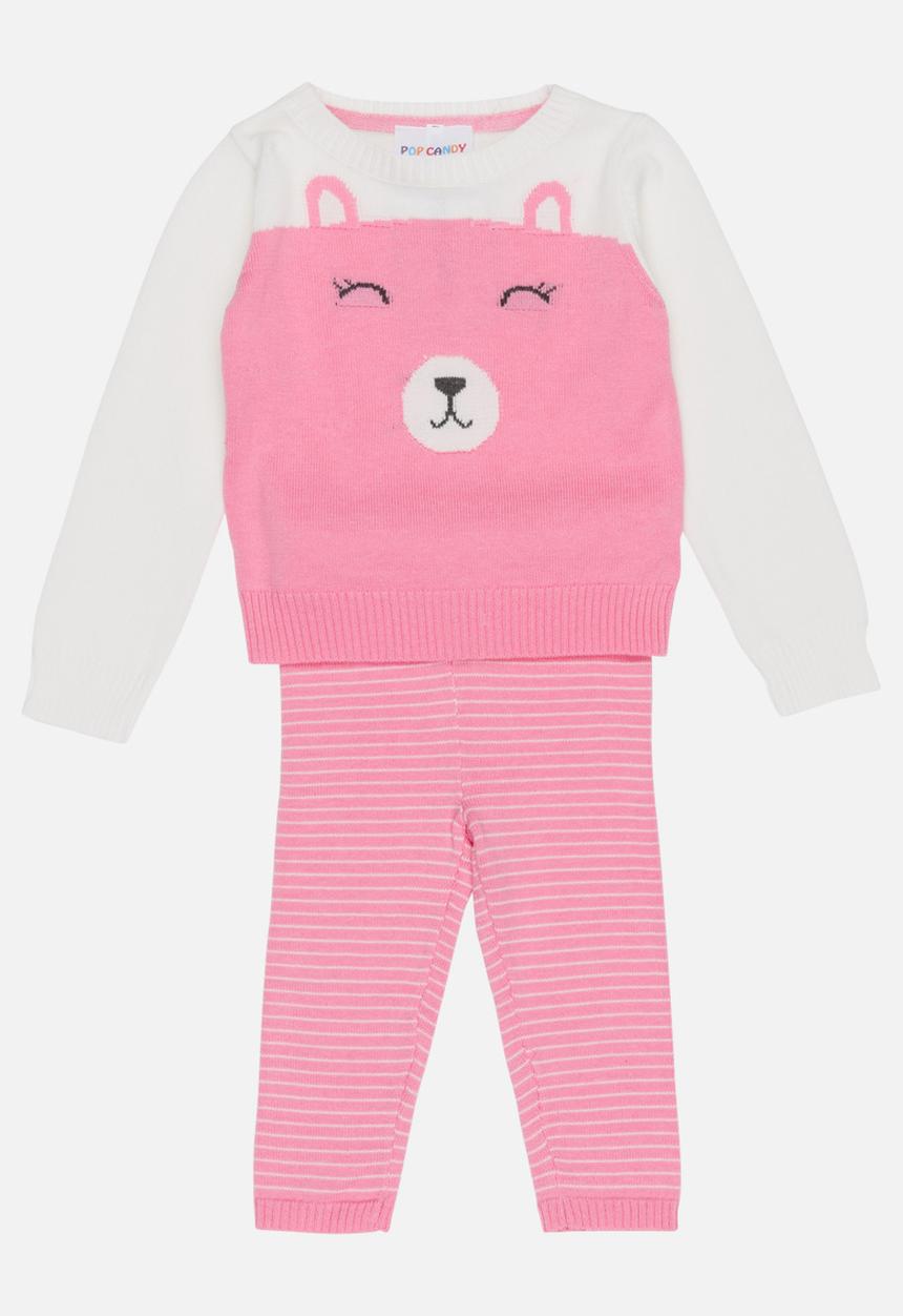 Pop Candy - Printed 2 Piece Set Mid Pink