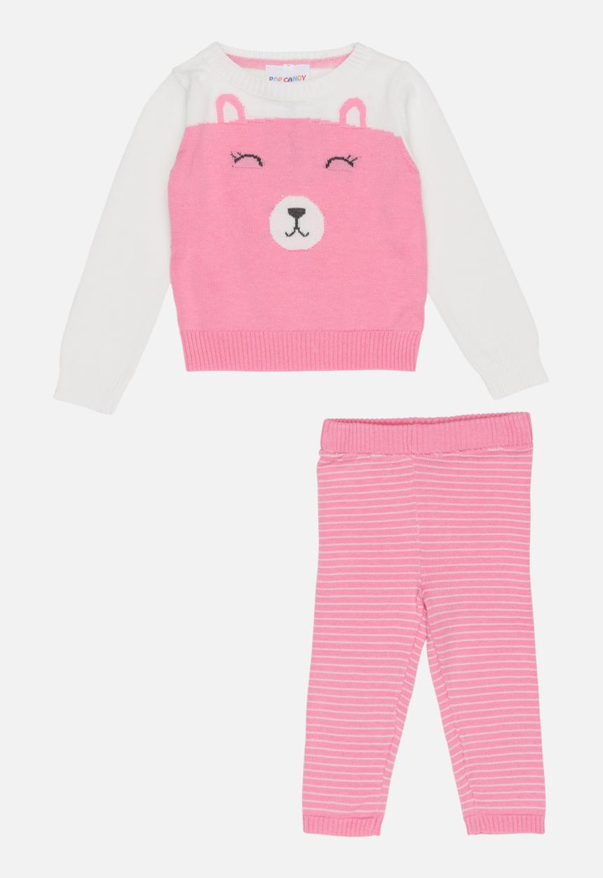 Pop Candy - Printed 2 Piece Set Mid Pink