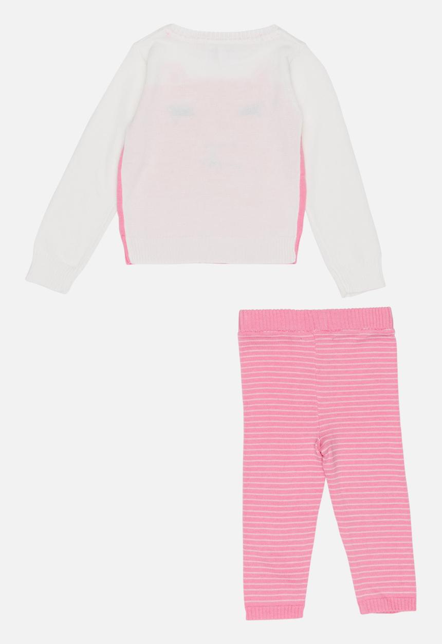 Pop Candy - Printed 2 Piece Set Mid Pink