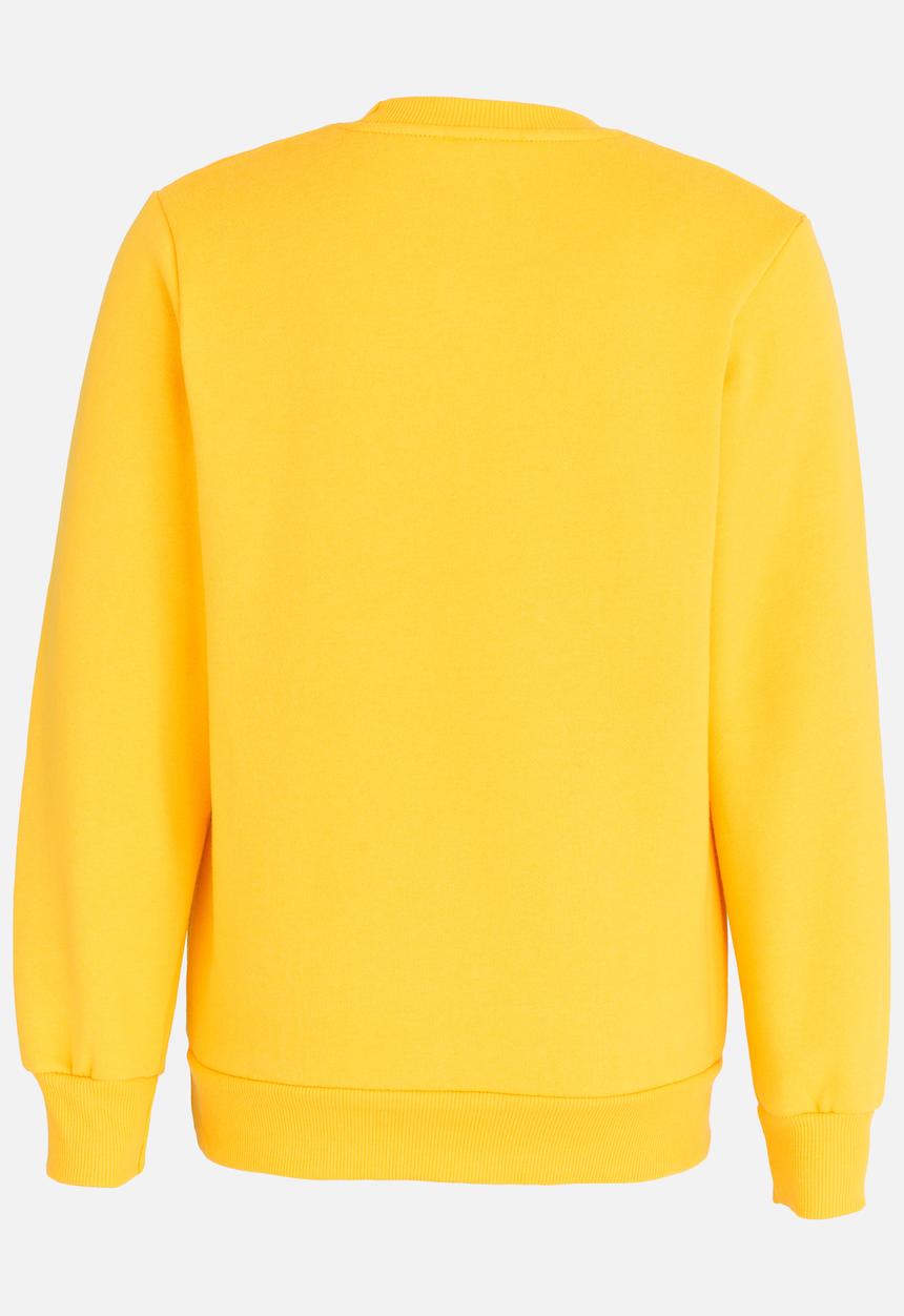 Pop Candy - Printed Dino Sweat Top Yellow