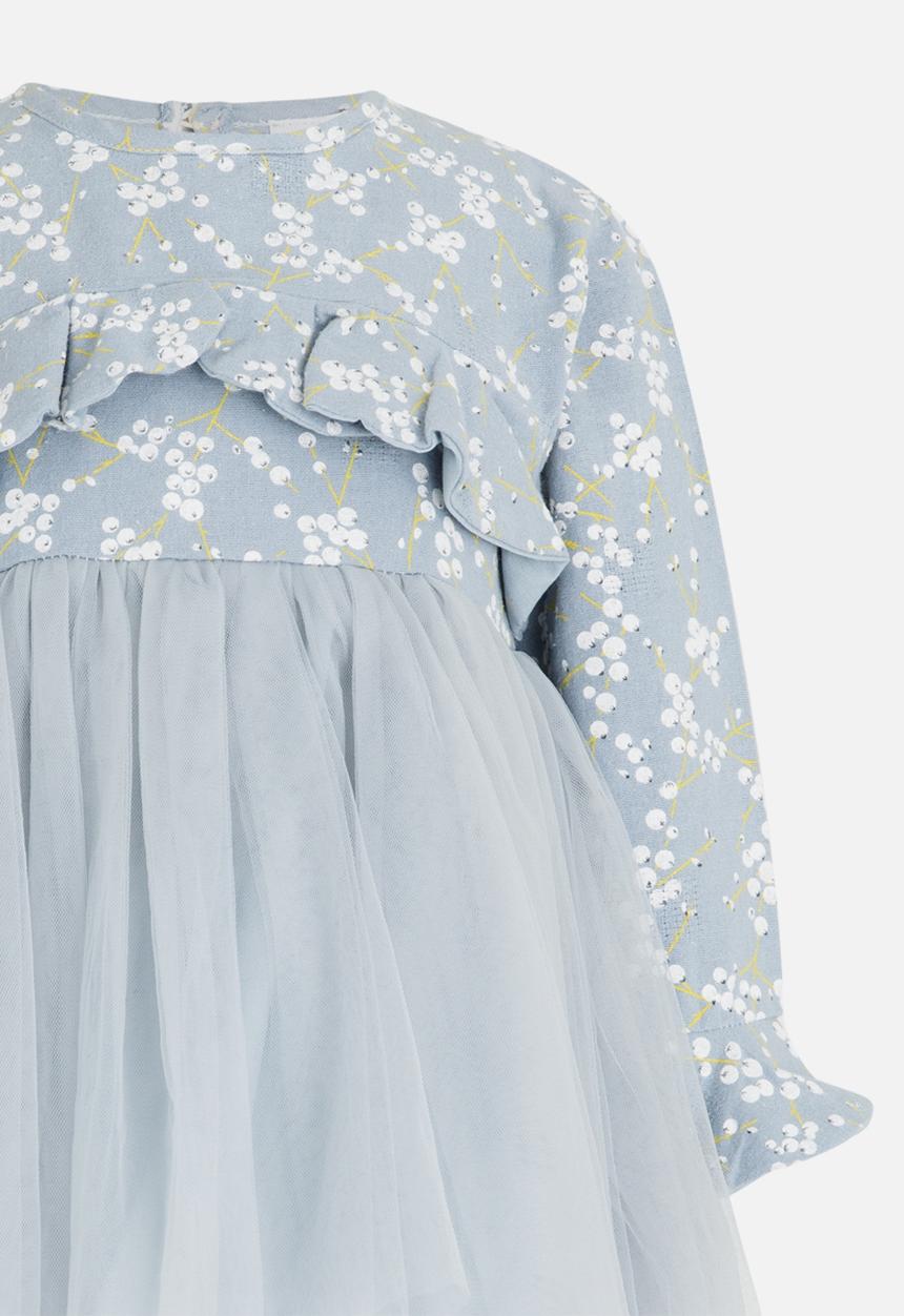 Pop Candy - Tulle Combo Dress Grey