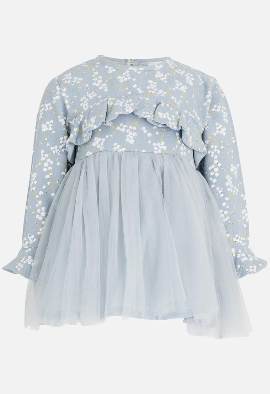 Pop Candy - Tulle Combo Dress Grey