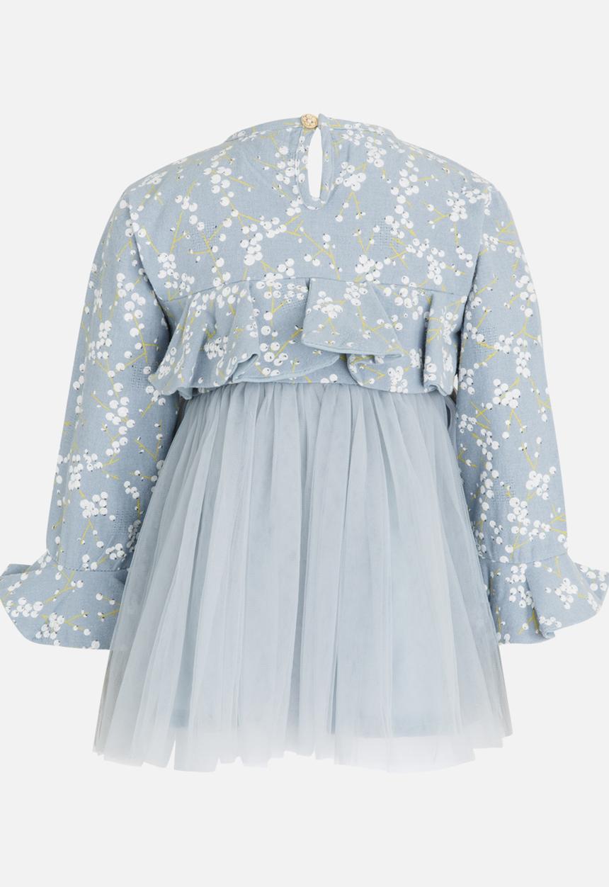 Pop Candy - Tulle Combo Dress Grey