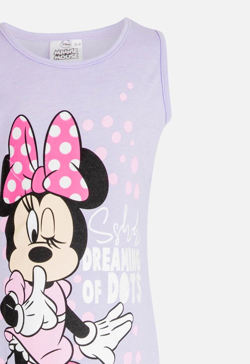 Pop Candy - Minnie Mouse Pj Vest Mid Purple