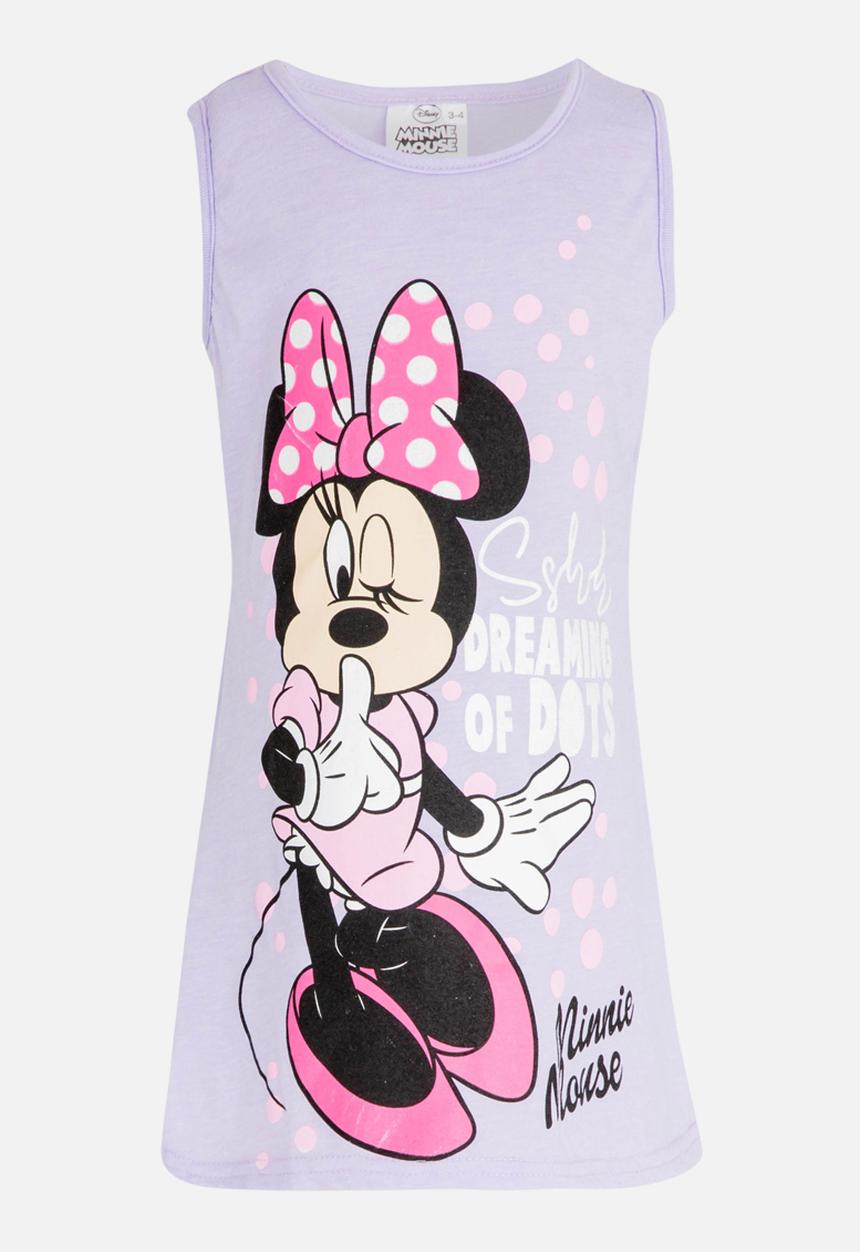 Pop Candy - Minnie Mouse Pj Vest Mid Purple