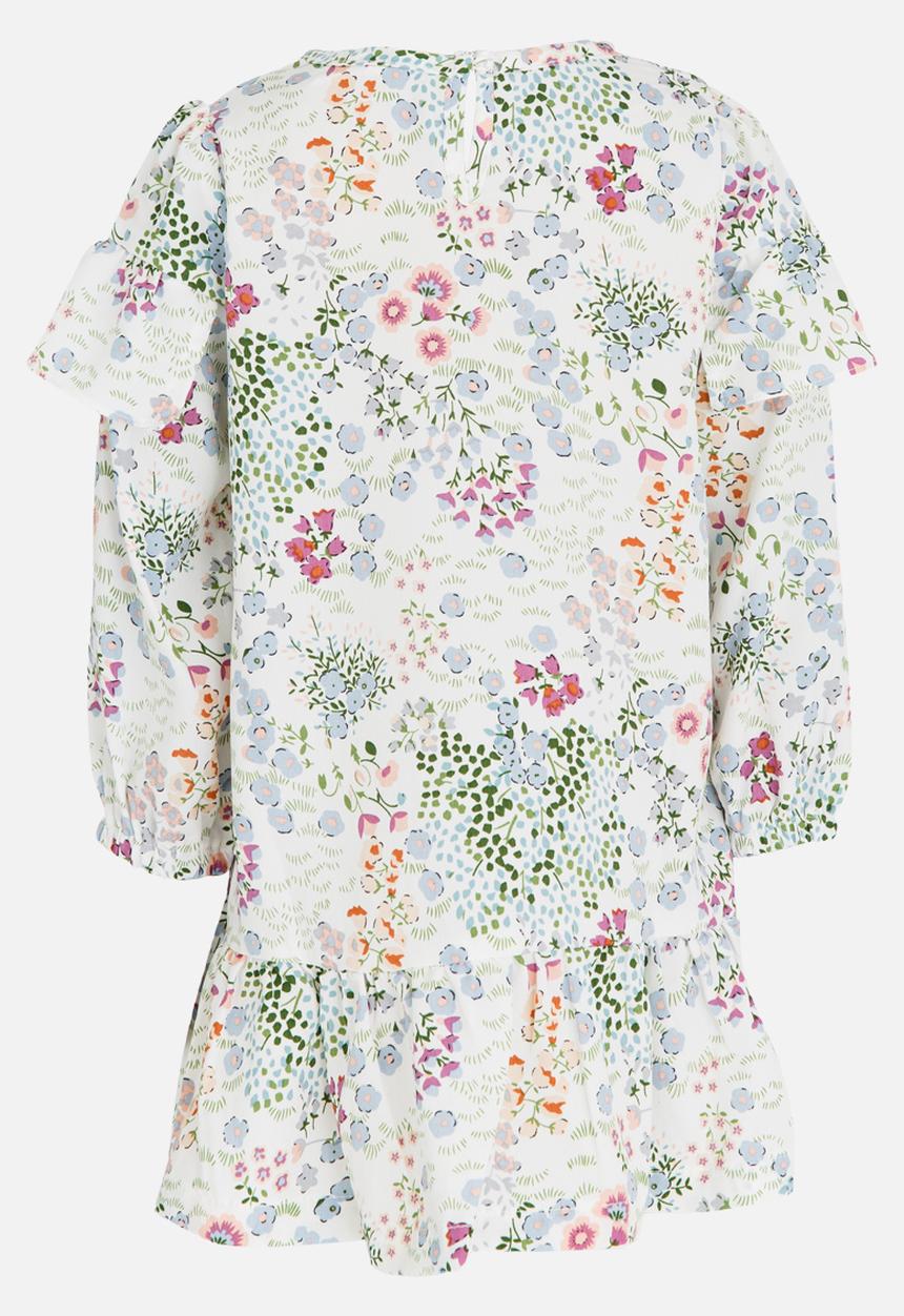 Pop Candy - Long Sleeve Printed Dress Multi-colour
