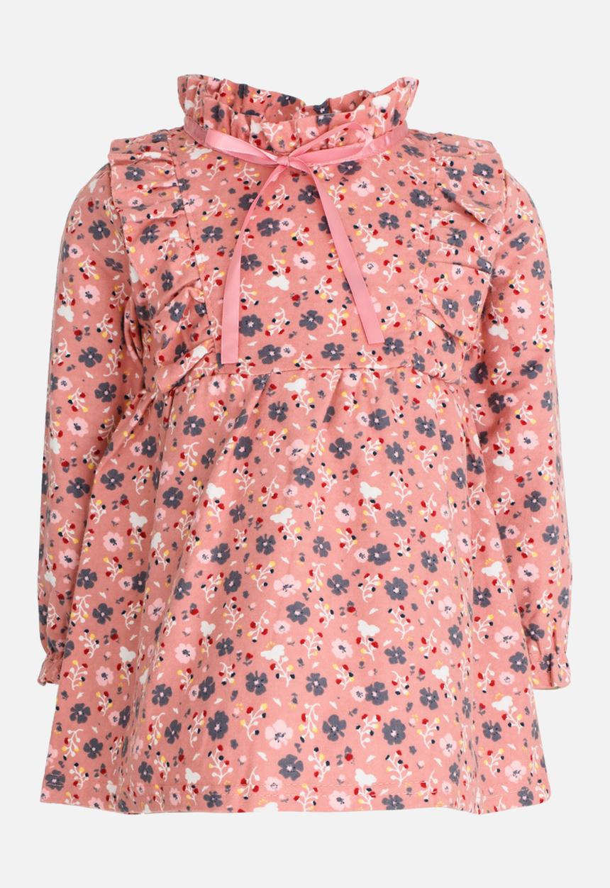 Pop Candy - Printed Dress Mid Pink